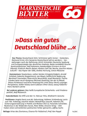 cover image of »Dass ein gutes Deutschland blühe ...«